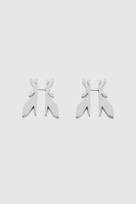 Ohrringe aus Messing, Silber, Patrizia Pepe