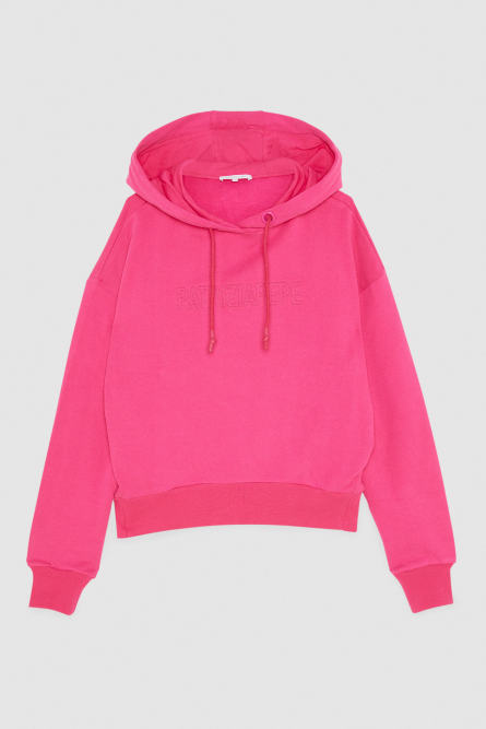 “ESSENTIAL” hoodie, Pink, Patrizia Pepe