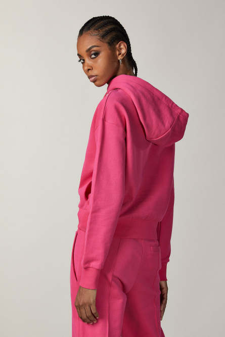 “ESSENTIAL” hoodie, Pink, Patrizia Pepe