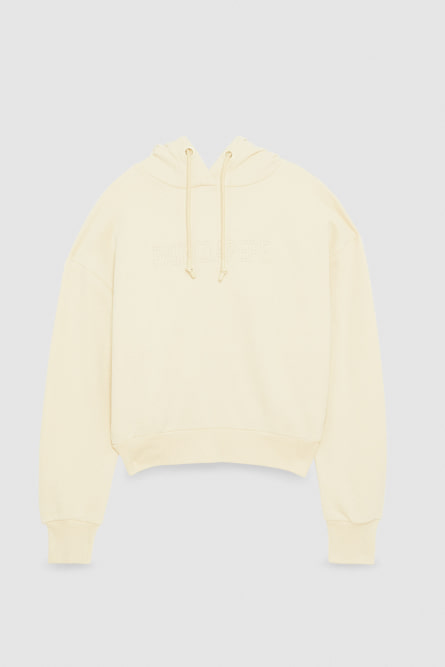 &ldquo;ESSENTIAL&rdquo; hoodie, Beige, Patrizia Pepe