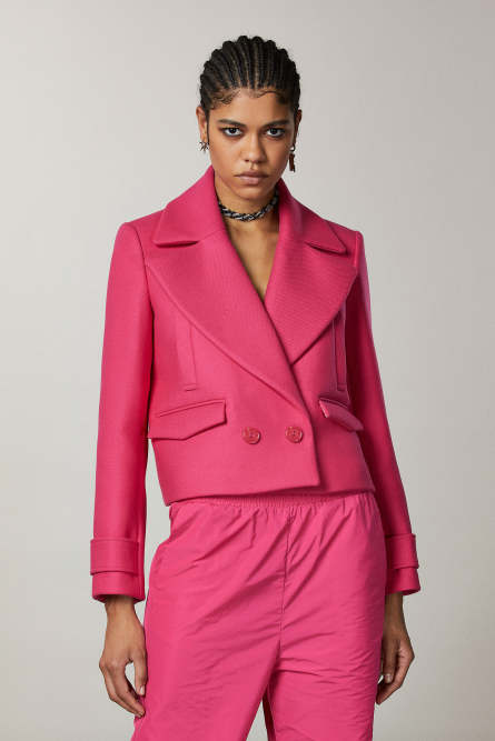 Caban-Mantel, Rosa, Patrizia Pepe