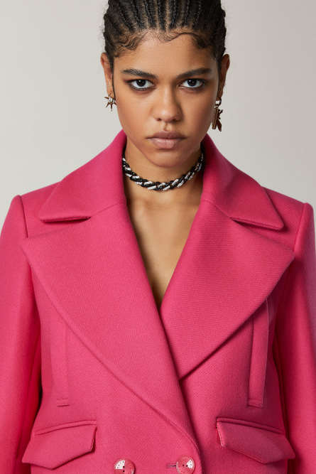 Caban-Mantel, Rosa, Patrizia Pepe