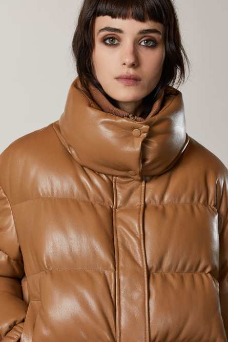 Puffy down jacket, Orange, Patrizia Pepe