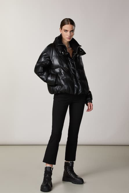 Puffy down jacket, Black, Patrizia Pepe