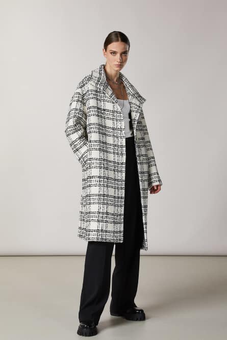 Oversized coat, Beige, Patrizia Pepe