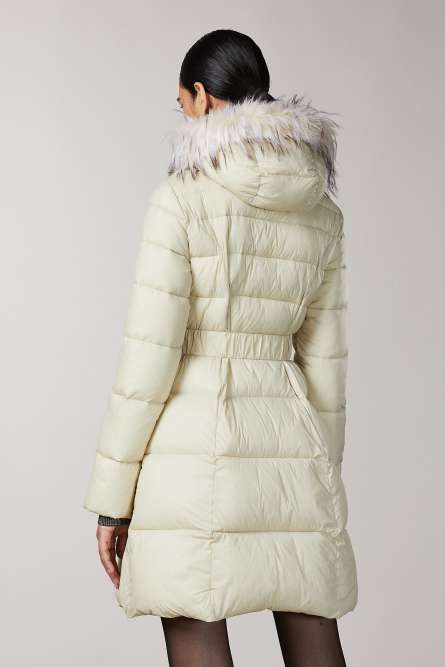 Steppjacke mit hohem Kragen, Beige, Patrizia Pepe