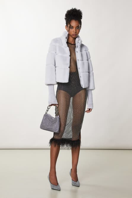 Short soft jacket, White, Patrizia Pepe