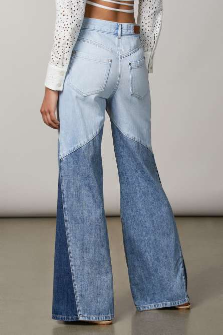 Flared denim pants, Light Blue, Patrizia Pepe