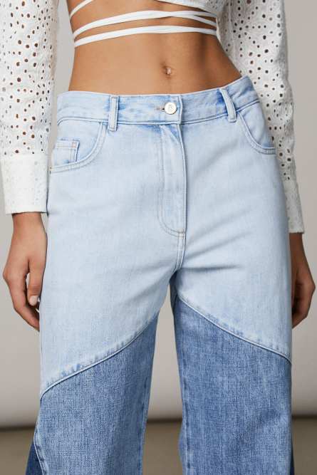 Flared denim pants, Light Blue, Patrizia Pepe