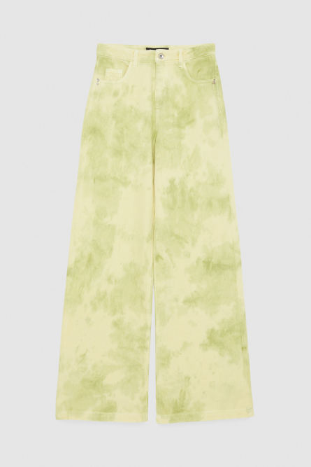 Tie dye denim pants, Green, Patrizia Pepe