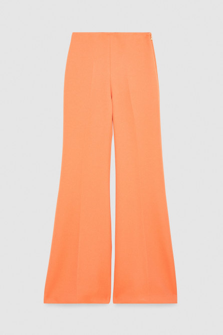 Slim flared pants, Orange, Patrizia Pepe