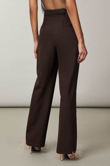 Palazzo pants, Brown, Patrizia Pepe