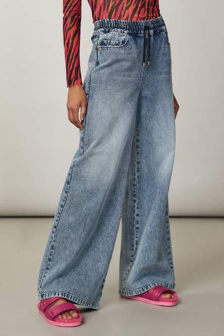 Low-rise denim pants, Blue, Patrizia Pepe