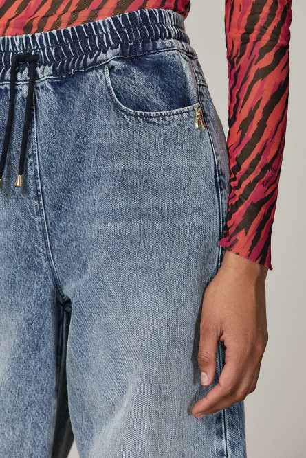 Low-rise denim pants, Blue, Patrizia Pepe