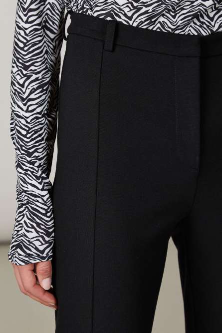 “ESSENTIAL” stretch pants, Black, Patrizia Pepe