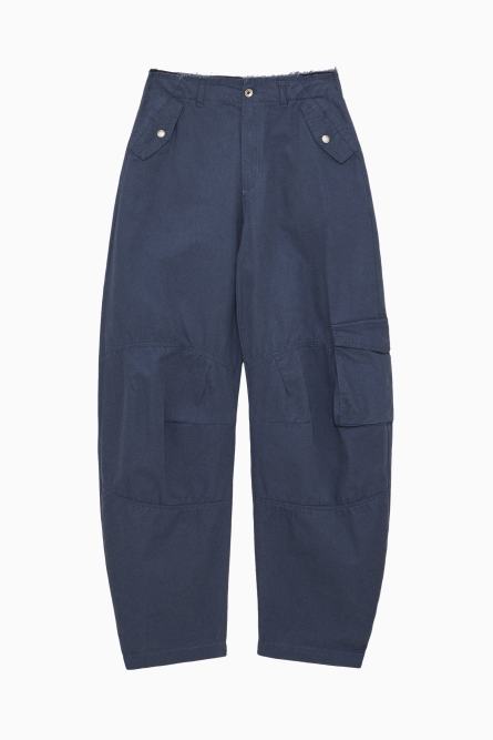 Canvas cargo pants, Grey, Patrizia Pepe