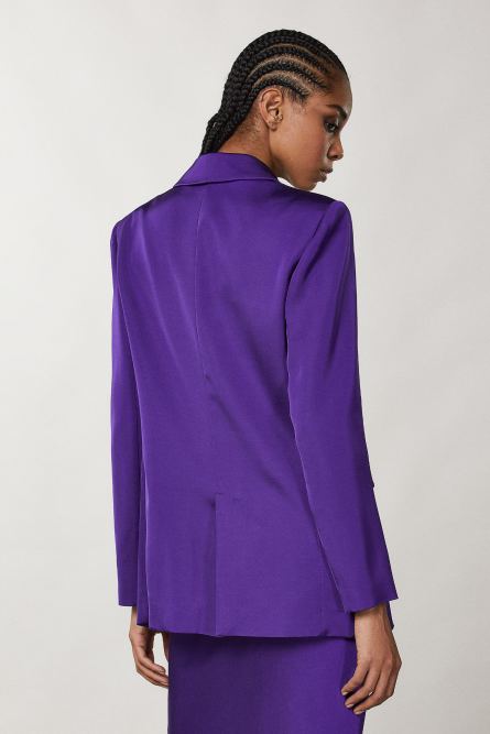 Two-button blazer, Purple, Patrizia Pepe