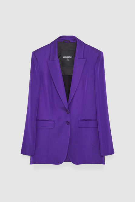 Two-button blazer, Purple, Patrizia Pepe