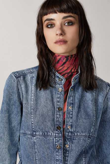Blue denim jumpsuit, Blue, Patrizia Pepe