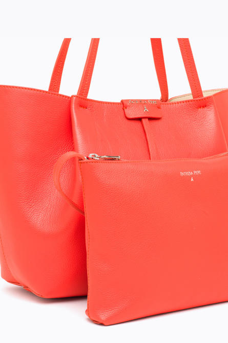 Сумка-шоппер Pepe City среднего размера, Красный, Patrizia Pepe