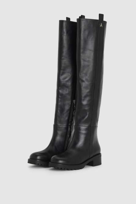 Biker boots, Black, Patrizia Pepe
