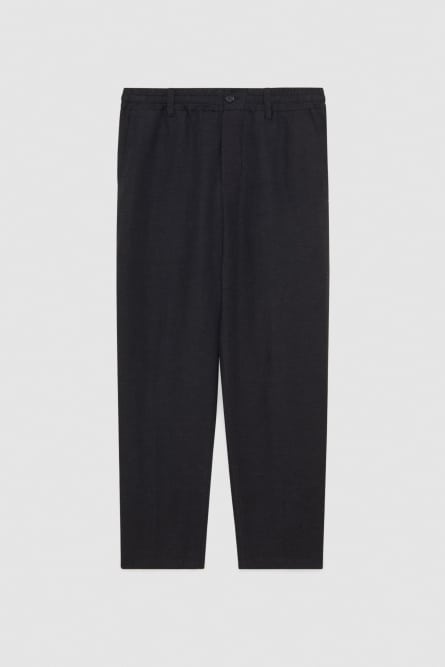 Pantaloni joggers in lino, Blu, Patrizia Pepe