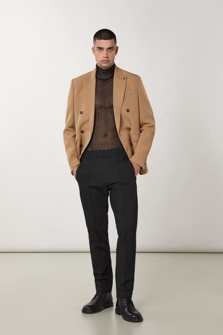 Pantaloni con elastico in vita, Nero, Patrizia Pepe