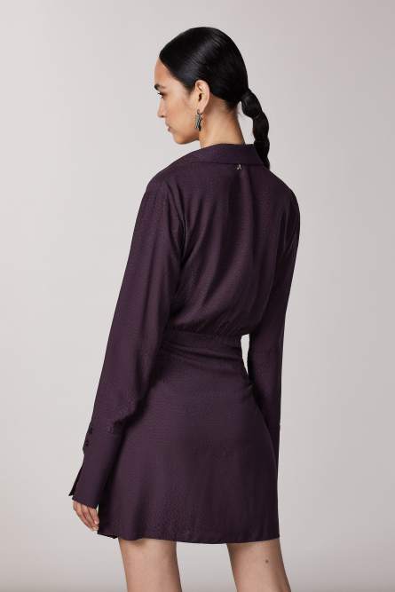 Fluid mini dress, Purple, Patrizia Pepe