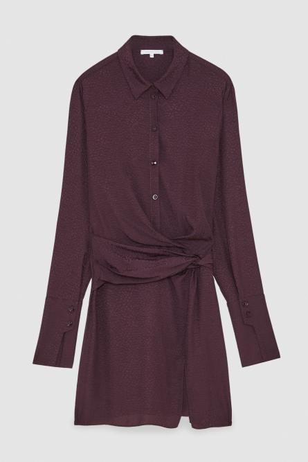 Fluid mini dress, Purple, Patrizia Pepe