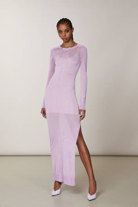 Long-sleeved dress, Purple, Patrizia Pepe