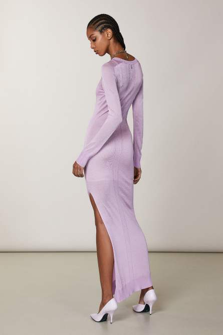 Long-sleeved dress, Purple, Patrizia Pepe