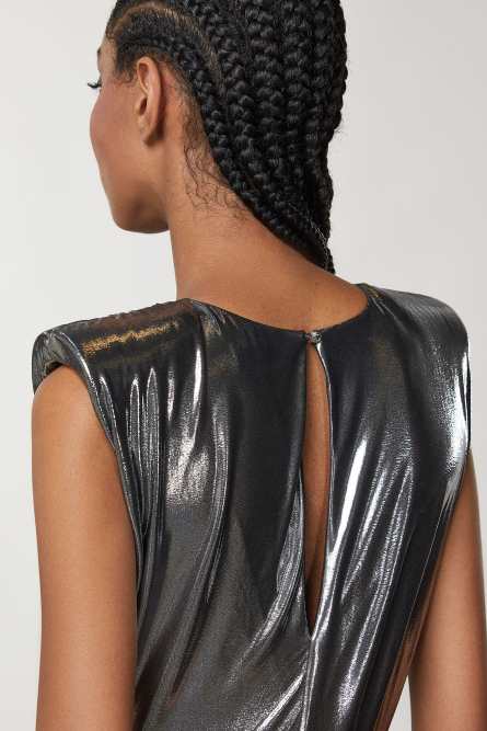 Jersey sleeveless dress, Orange, Patrizia Pepe