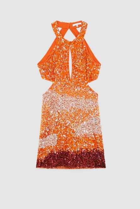 Embroidered tulle dress, Multicolor, Patrizia Pepe