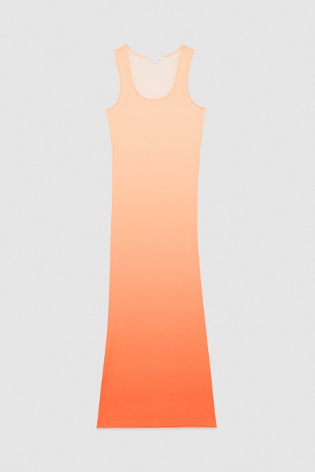 Long sleeveless dress, Orange, Patrizia Pepe