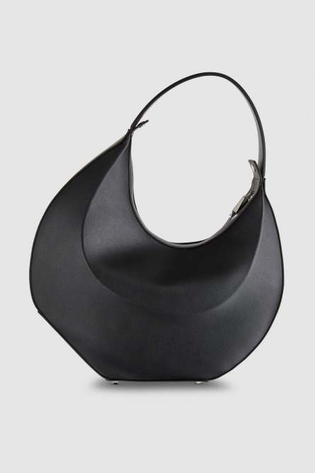 Кожаная сумка Bangle bag на плечо, Черный, Patrizia Pepe