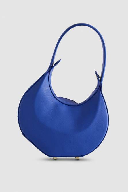 Bangle Bag Hobo Small, Blau, Patrizia Pepe