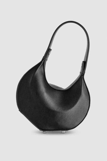 Small Hobo Bangle bag, Black, Patrizia Pepe