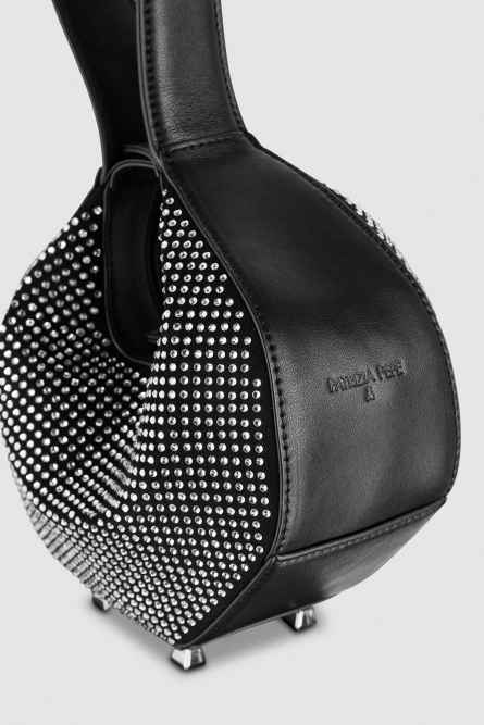 Bangle Bag Strass, Nero, Patrizia Pepe