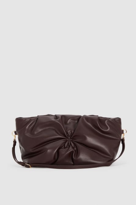 Large Fly Pillow clutch, Purple, Patrizia Pepe