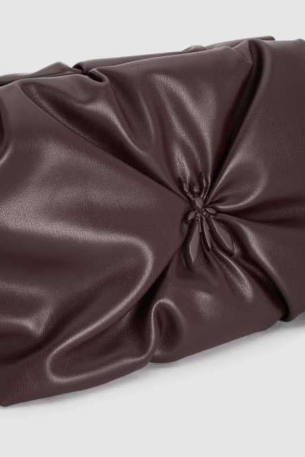 Large Fly Pillow clutch, Purple, Patrizia Pepe