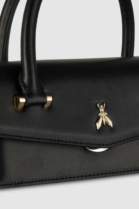 Сумка на ремне Fly Bamby с ручками, Черный, Patrizia Pepe
