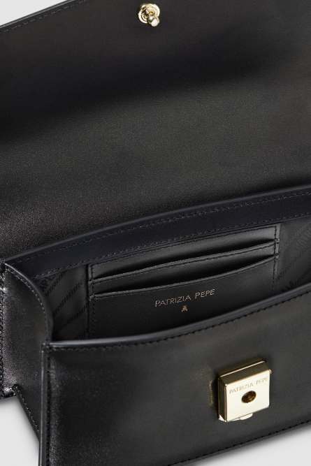 Сумка на ремне Fly Bamby с ручками, Черный, Patrizia Pepe