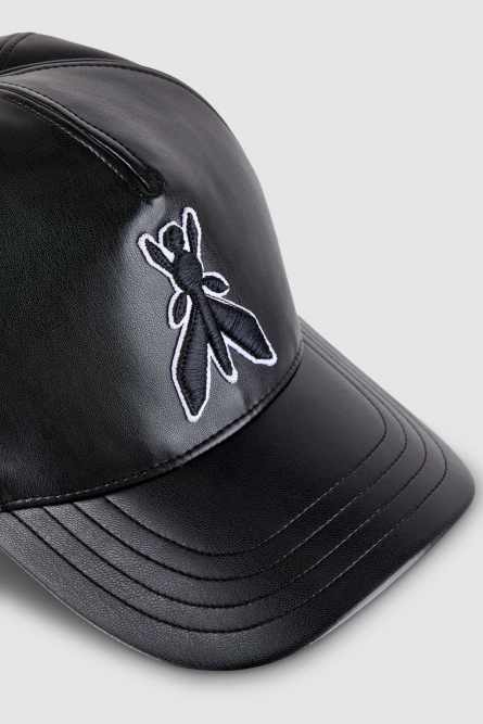 Casquette de base-ball avec broderie Fly, Noir, Patrizia Pepe