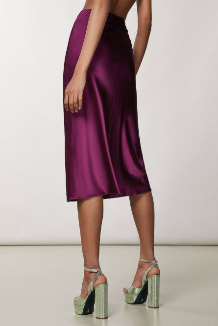 Sp&oacute;dnica midi, Fioletowy, Patrizia Pepe
