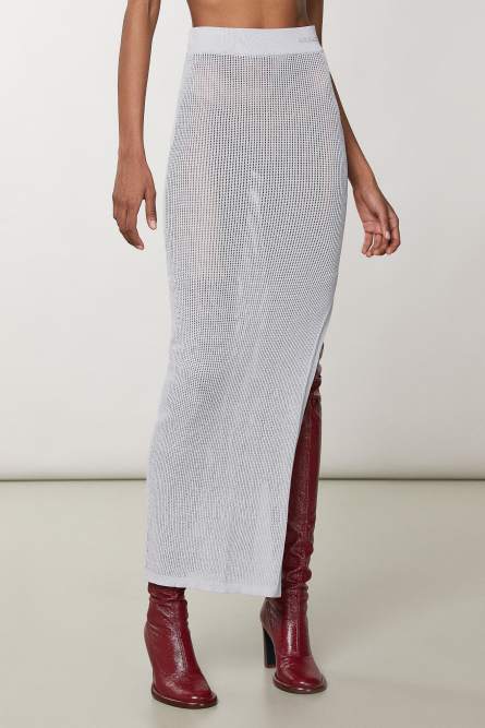 Viscose skirt, Grey, Patrizia Pepe