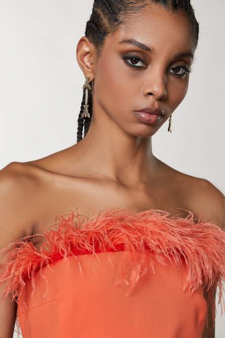 Orecchini pendente in ottone, Oro, Patrizia Pepe