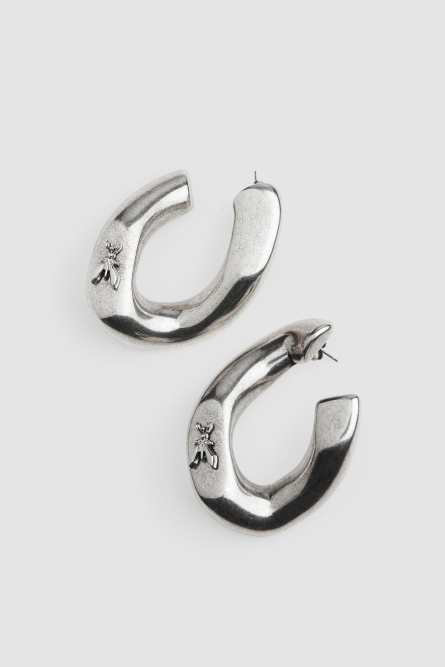 Boucles d&apos;oreilles en métal, Argent, Patrizia Pepe