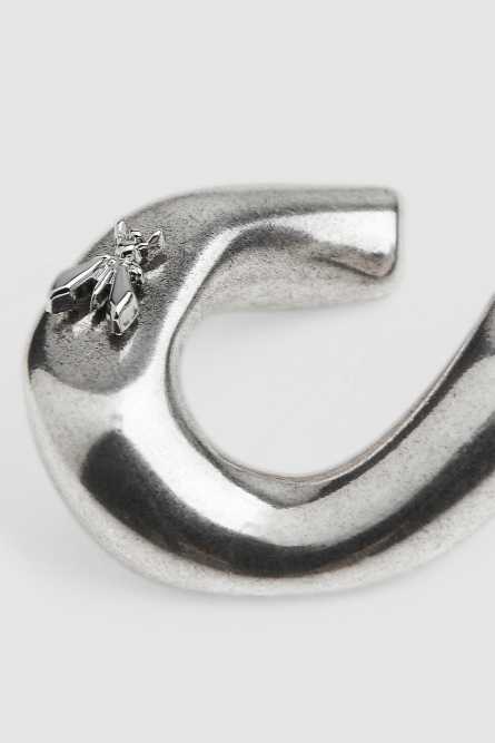 Boucles d&apos;oreilles en métal, Argent, Patrizia Pepe