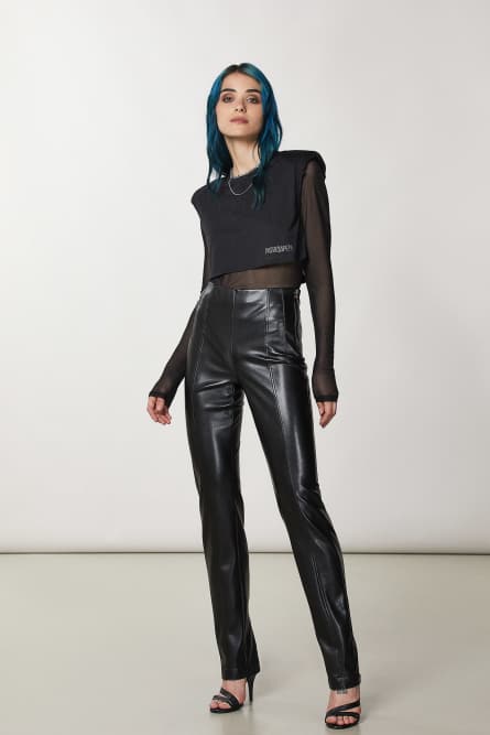 Soft jersey T-shirt, Black, Patrizia Pepe