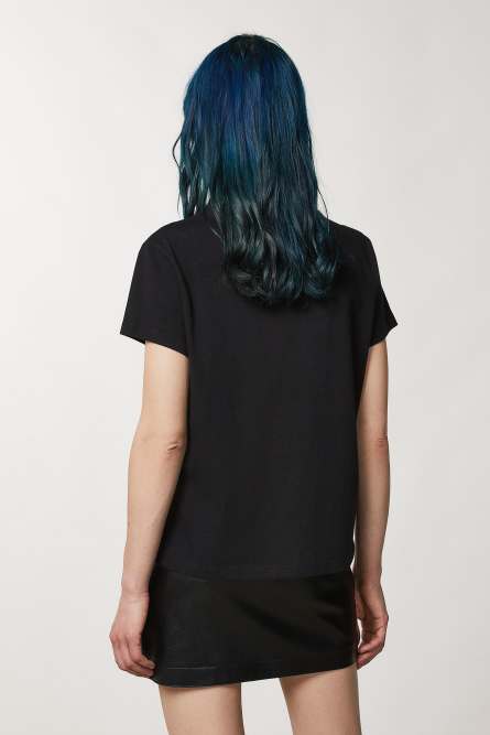 T-shirt with logo, Black, Patrizia Pepe